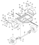 Frame - Non-Ce Compliant (A) Diagram and Parts List for CH8720IH 5VJAA0016AW002730 Bear Cat Chipper Shredder